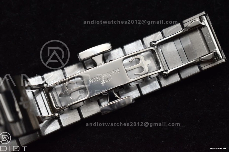 Best Blue Clone 7118 3KF Bracelet 915 V Edition on SS Dial 1:1 Flexible Super Textured Nautilus A324 0817